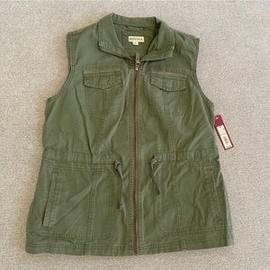 Merona utility vest new with tags